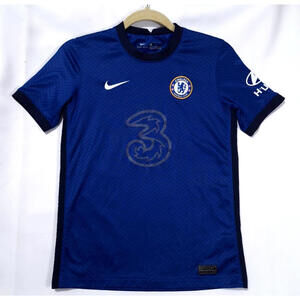 Nike Chelsea Soccer Jersey 2020-2021 Blue Football Shirt Size L Children‎
